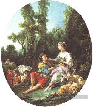Rococo œuvres - Pensent ils au raisin François Boucher classique rococo